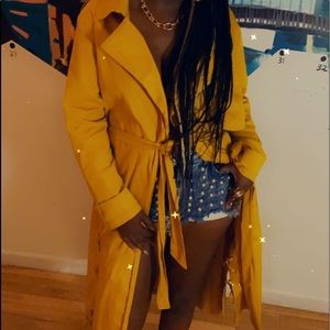 Mustard Trench Coat